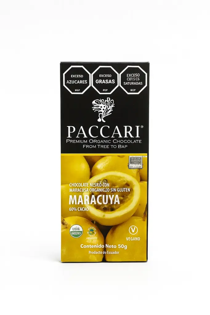 Chocolate Negro Maracuya - Paccari