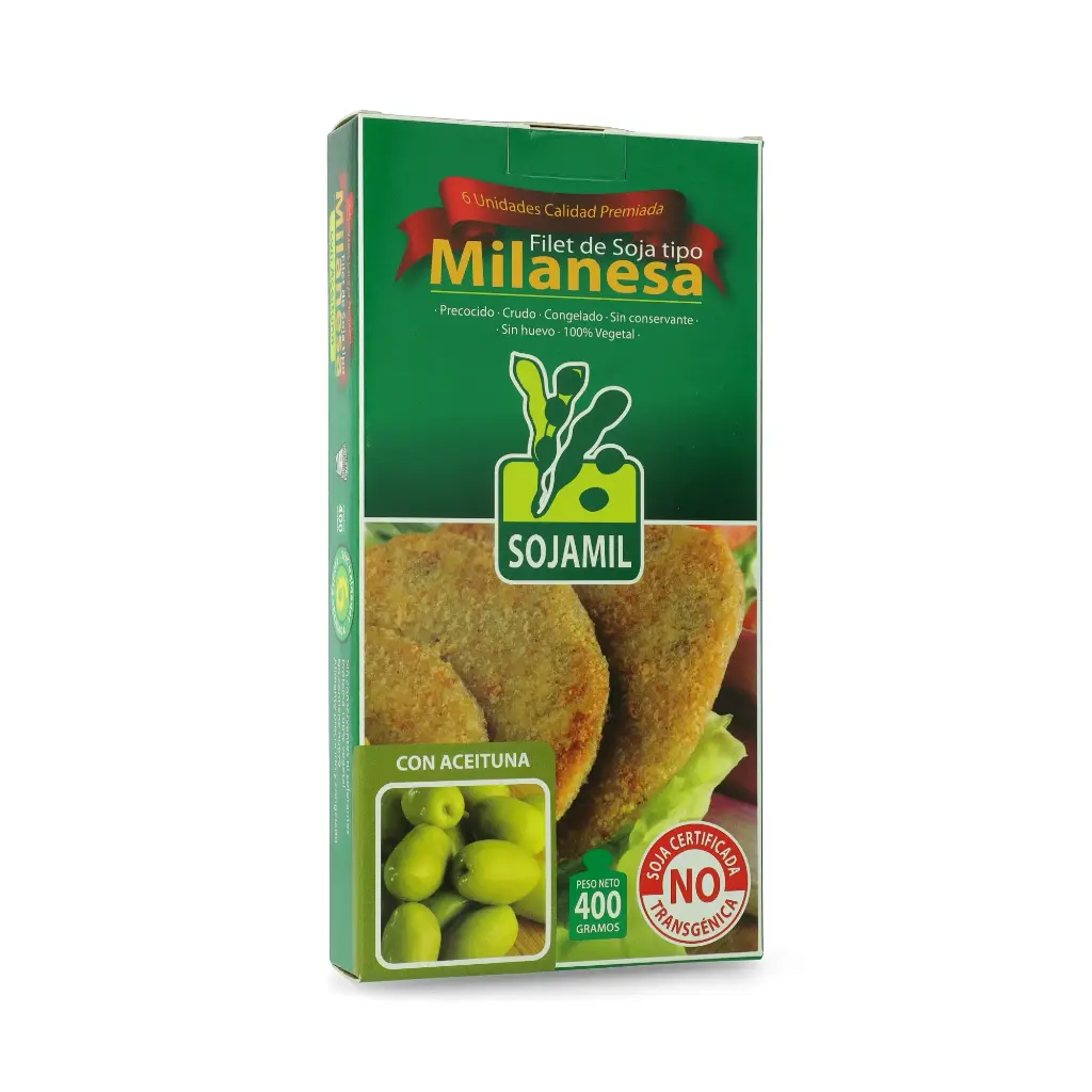 Milanesa de Aceituna 6u - SojaMil