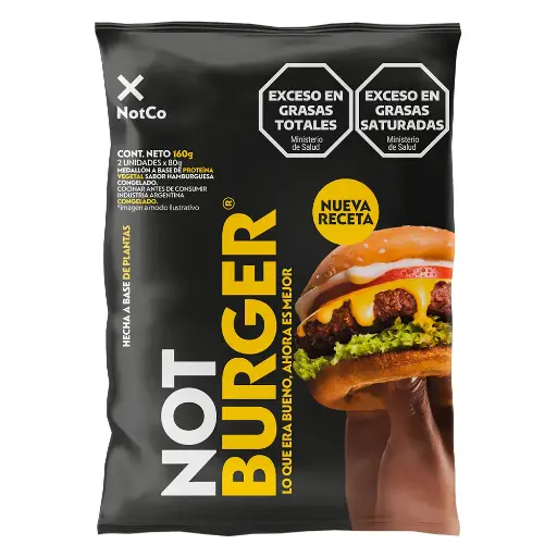 [123538] Burger 2u 160g - Not Co