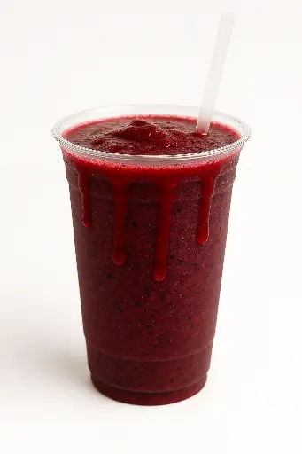 Licuado de frutos rojos